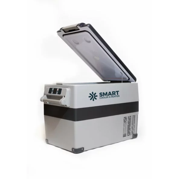 Frigorífico para coche con compresor smartcooler CF45, 12/24 V, con pantalla LCD y bluetooth