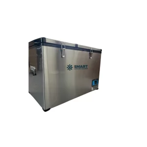 Frigider auto cu compresor smart cooler, capacitate 125L, cu bluetooth si zonă dublă de răcire,  taxa verde inclusă