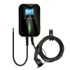 Egyfazisu elektromos auto tolto 7KW Bluetooth-szal, 5m kabellel, LCD kijelzovel, RCD vedelemmel (A tipusu) + DC szurovel 6mA
