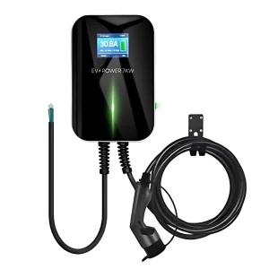Încărcător EV Monofazat 7KW cu Bluetooth, Cablu 5m, LCD, Protecție RCD Tip A + Filtru DC 6mA