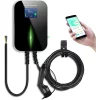 Haromfazisu elektromos auto toltoallomas 32A, 22 kW – Bluetooth-os es LCD kijelzos verzio