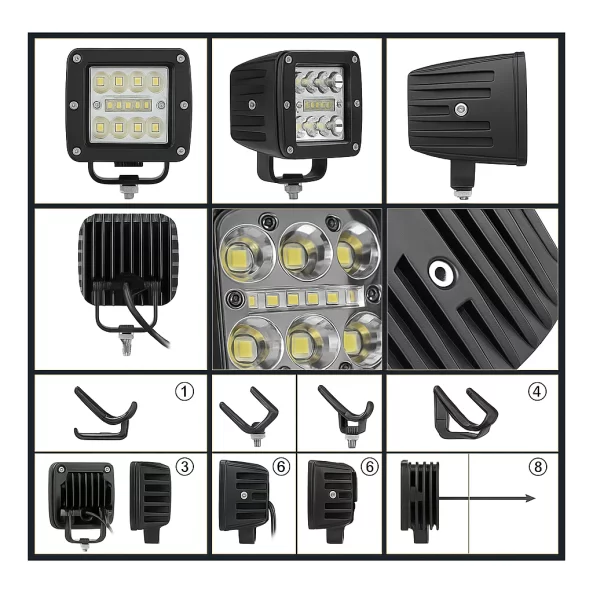 Proiector LED OFF ROAD P.TIP88 3inch 48w