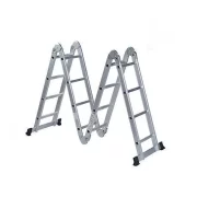 Escalera plegable multifuncional de aluminio – Modelo KMP405B (4x5 peldaños)