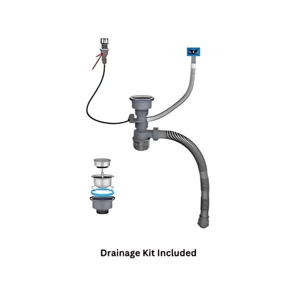 PRODUS RESIGILAT! Chiuvetă modernă de bucătărie culoare: negru, multifuncțională, duș extractibil, spălător pahare, filtrare apă, inox, calitate premium, accesorii incluse dimensiuni 750*460*220mm
