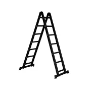 Scară Multifuncțională-schelă 2x7 cu 2 suporți laterali de stabilizare