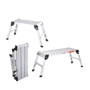 Scară-platformă profesională din aluminiu 38 cm