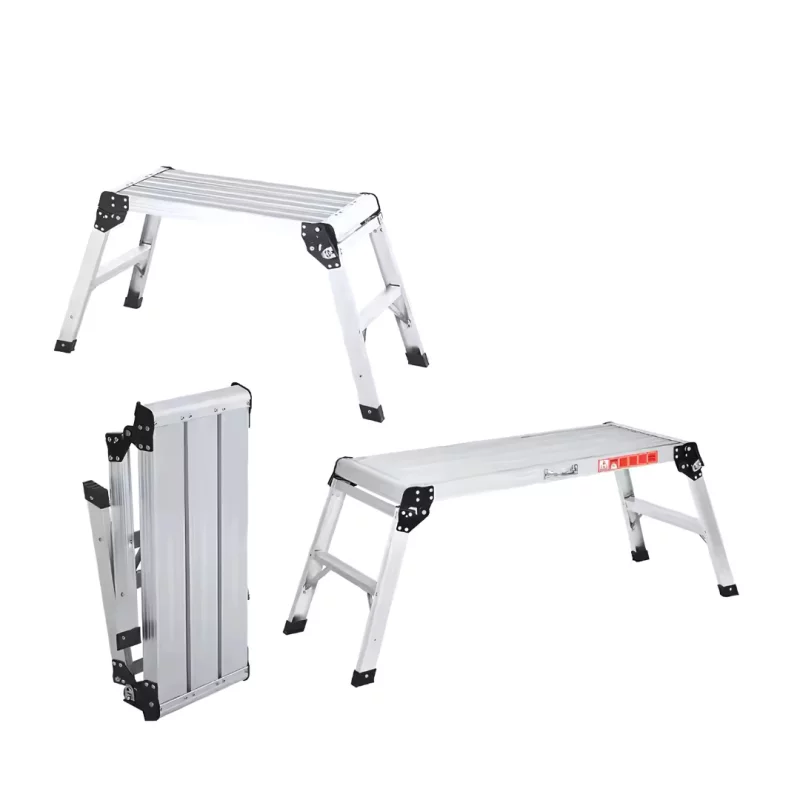 Scară-platformă profesională din aluminiu 38 cm