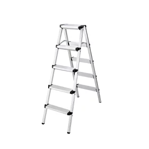 Scară Profesională din Aluminiu – 2x8 Trepte,pliabila