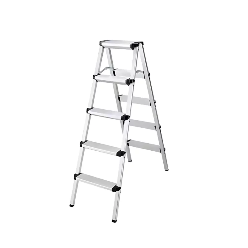 Scară Profesională din Aluminiu – 2x8 Trepte,pliabila