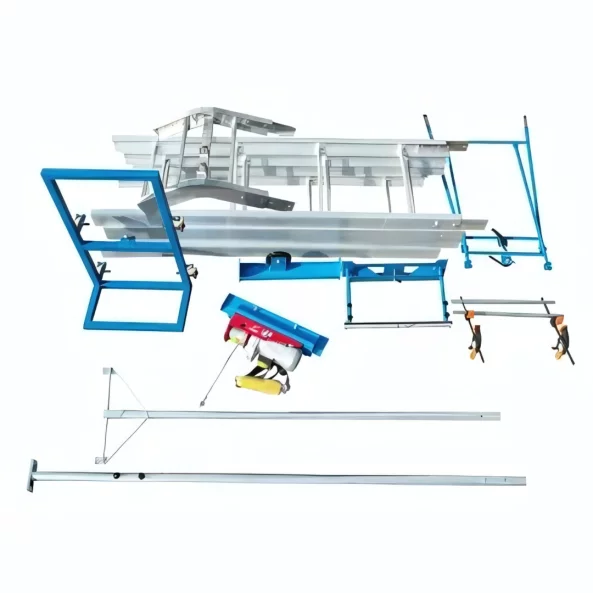 Elektricheski aluminiev asans-or, maksimalna visochina 19 m, s promenliv iegiel za povdigane na tovari i fotovoltaichni solarni paneli