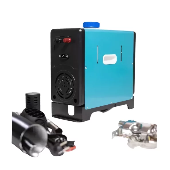 PRODUS RESIGILAT!Sirocou portabil premium verde smart heater, putere 8 KW, 12V,24V SI 220V, transformator integrat, carcasa din aluminiu si bujie japoneza kyocera, taxa verde inclusa