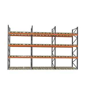 Raft pentru depozitare paleti 8460mm x Adancime 1100mm x Inaltime 4500mm, 3300kg/nivel/36 europaleti