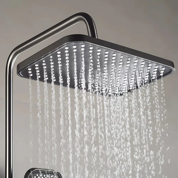 Premium dush komplekt s pravoiegielna dush glava i riechen dush