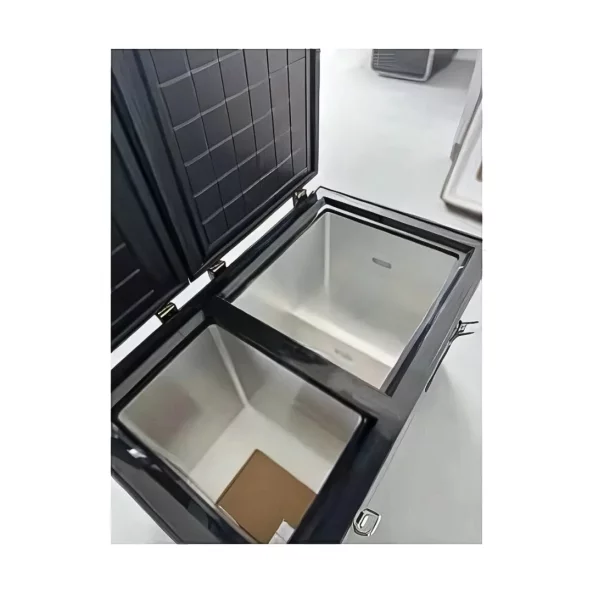 PRODUS RESIGILAT! Frigider auto cu compresor smart cooler, capacitate 125L, cu bluetooth si zonă dublă de răcire,  taxa verde inclusă