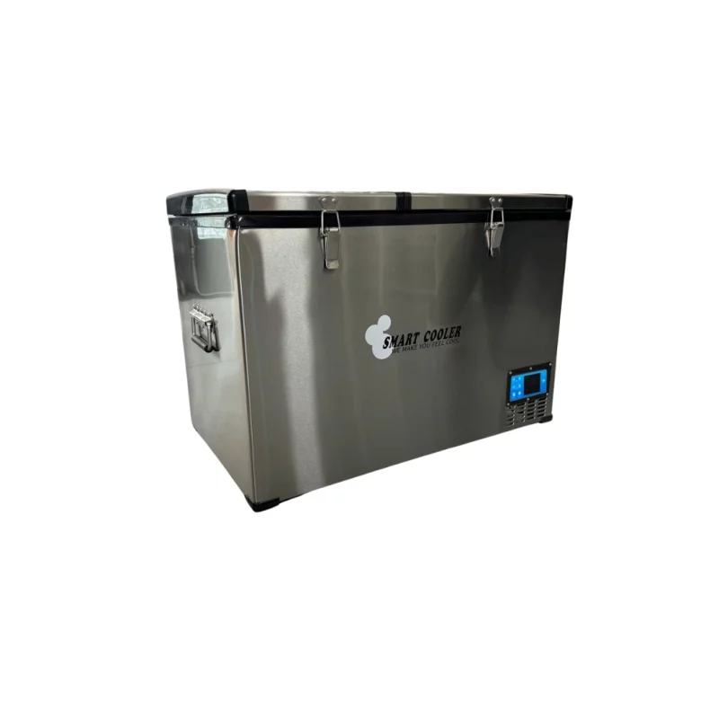 PRODUS RESIGILAT! Frigider auto cu compresor smart cooler, capacitate 125L, cu bluetooth si zonă dublă de răcire,  taxa verde inclusă