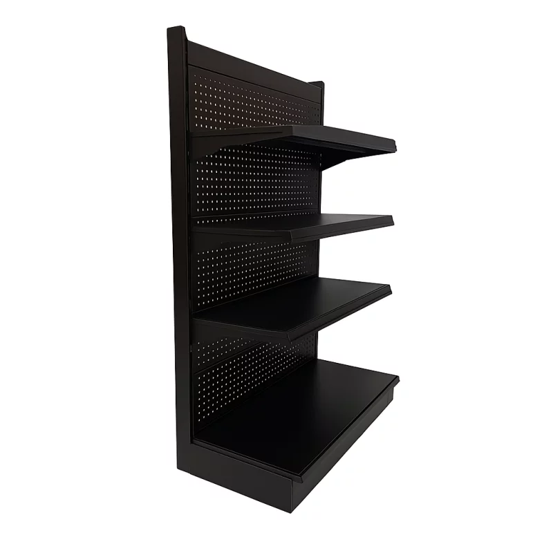 Raft depozitare din otel , pretabil HORECA , dimensiuni L 1200x l 450x H 1800 mm