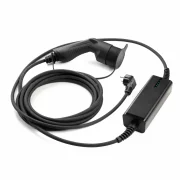 Incarcator statie electrica Type 2 + priză Schuko, reglabil la 8A / 10A / 16A, monofazat, 5 metri lungime
