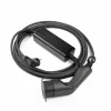 Incarcator statie electrica Type 2 + priză Schuko, reglabil la 8A / 10A / 16A, monofazat, 5 metri lungime