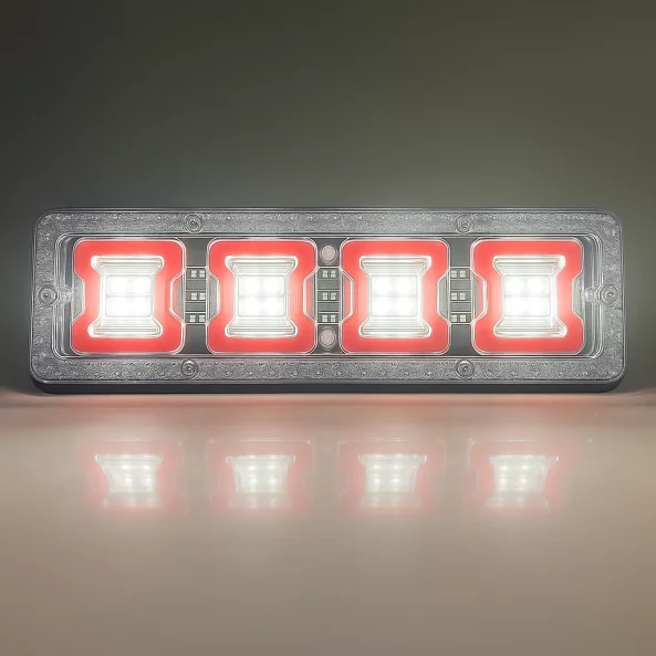 КОМПЛЕКТ Заден стоп P.TIP67-OFF ROAD: 46 см / 12V-24V / IP67 Водоустойчив