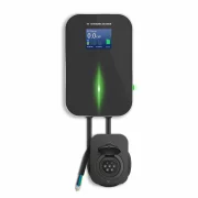Încărcător pentru mașină electrică ,trifazic, ecran LCD, aplicație, Tip A 16A 11kW