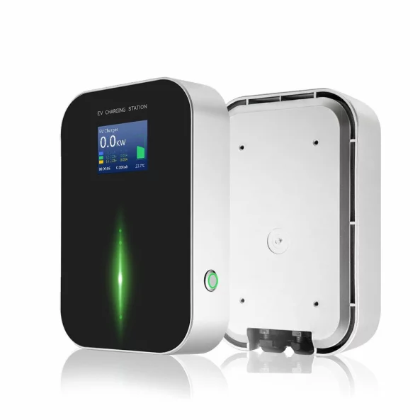 Încărcător pentru mașină electrică ,trifazic, ecran LCD, aplicație, Tip A 16A 11kW