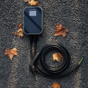 Зарядна станция за превозни средства - 16A, 11KW, Тип 2 - 5-метров кабел с трифазен LCD дисплей