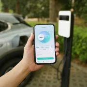 Stație de încărcare SQ20-BC-22KW-APP,  22 kW, 32A, Trifazată, cu control prin aplicație (APP)