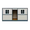 Contenedor plegable gris antracita - ventana de doble acristalamiento / puerta lateral 5800 x 2500 x 2450 (largo x ancho x alto mm)