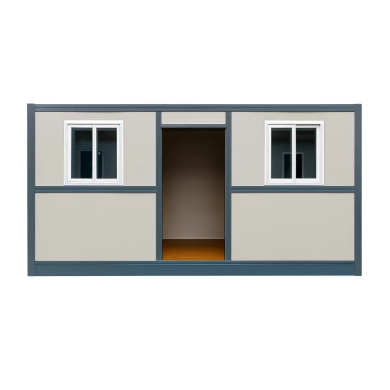 Container Pliabil gri antracit- geam termopan / ușă laterală 5800 x 2500 x 2450 (L x l x H mm)