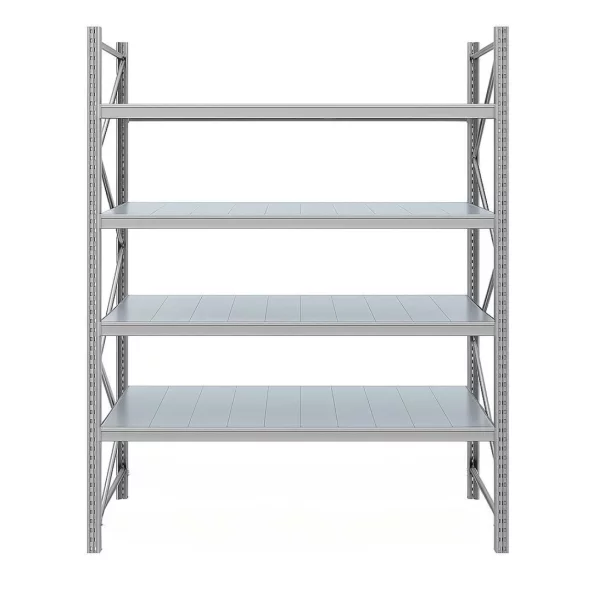 Estantería metálica galvanizada L2000 x D600 x H2000 mm, 800 KG