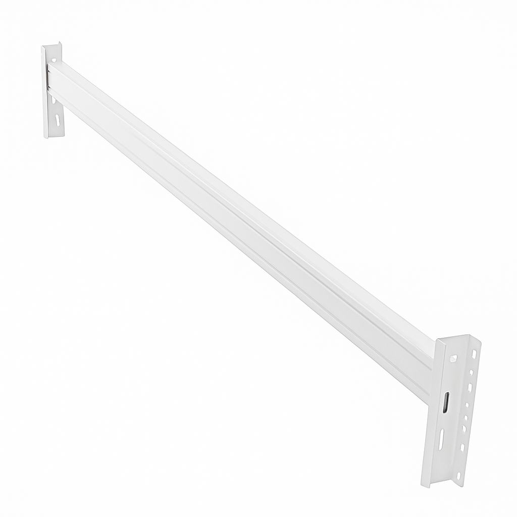 Traversa Raft Traversa orizontala albă pentru raft profesional 1m 200kg/nivel 0,6 mm ...