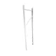 Bastidor blanco para estantería profesional 2000 x 600 200 kg / nivel 0,6 mm grosor