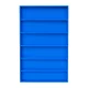 Estante metálico azul para estantería profesional 200 KG
