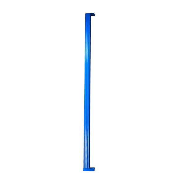 Larguero horizontal azul para estantería profesional 200kg/nivel 0,6 mm de espesor