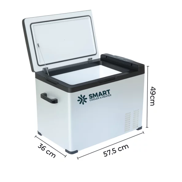 Frigider auto cu compresor smart cooler 50L , 12/24 V , cu display LCD si bluetooth, taxa verde inclusa -PRODUS RESIGILAT!