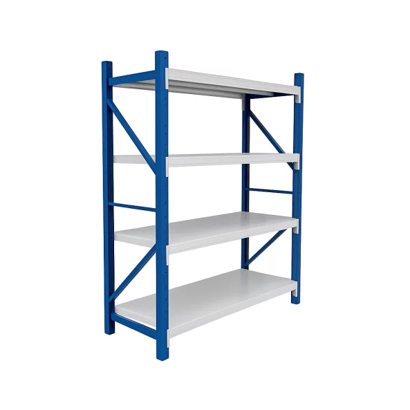 Raft profesional pentru depozitare - L2000xl400xH2000 - 800 kg (Blue&amp;White)