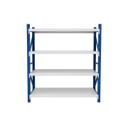 Raft profesional pentru depozitare - L2000xl400xH2000 - 800 kg (Blue&amp;White)
