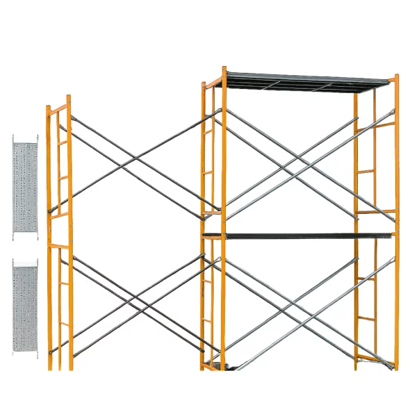 Andamio de acero NARANJA con múltiples configuraciones – 1800×900×2000 mm