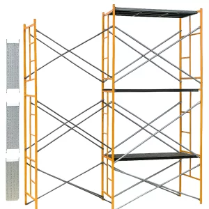 Andamio profesional de acero ORANGE, configuración múltiple – 1800×900×2000 mm