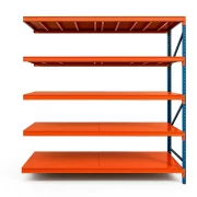Extensión – Estantería profesional de almacenamiento L2000 x An600 x H2000, capacidad 3600 kg