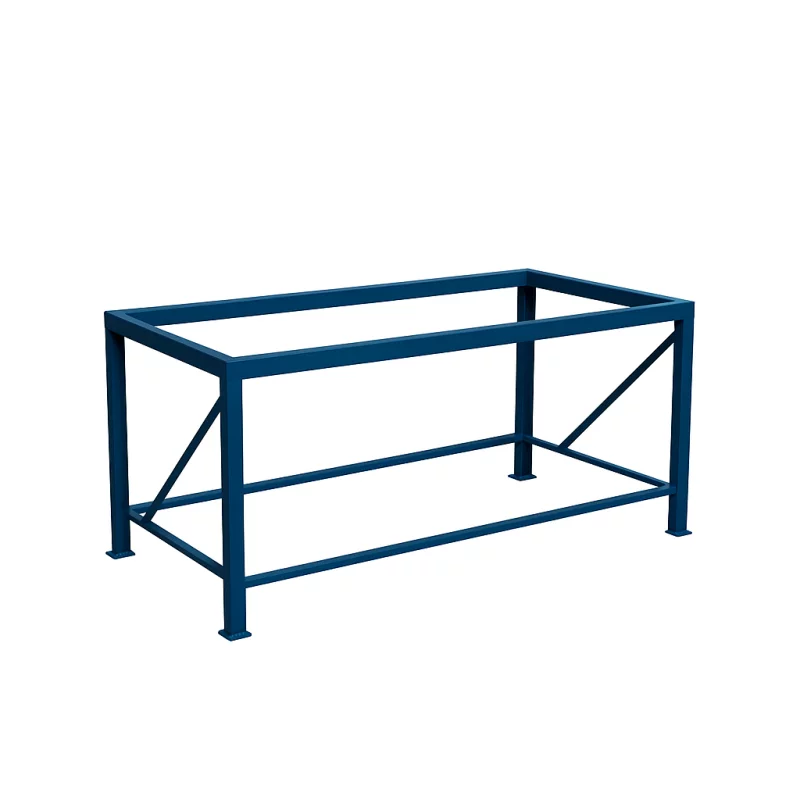 Masa de lucru industriala L1000 x D600 x H1000-1000kg/NIVEL GRAY & BLUE-fara placaj-