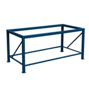 Ipari munkapad L2000 × Sz600 × M1000 – 1000 kg/szint – Kék – rétegelt lemez nélkül