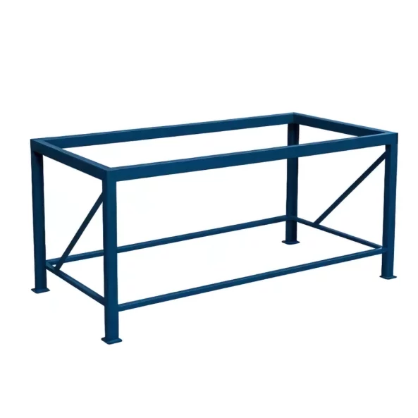 Ipari munkapad L2000 × Sz600 × M1000 – 1000 kg/szint – Kék – rétegelt lemez nélkül