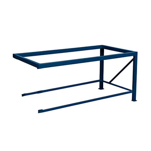 Bővítőelem ipari munkapadhoz, rétegelt lemezes, L2000 × Sz600 × M1000 – 1000 kg/szint – Kék – rétegelt lemez nélkül