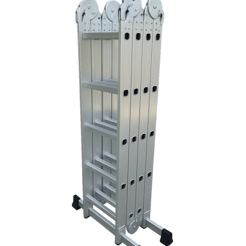 Scară pliabilă multifuncțională din aluminiu – Model KMP405B (4x5 trepte)