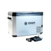 Autós hűtőszekrény kompresszoros smart coolerrel, Bluetooth-kapcsolattal, dupla hűtőzónával, 32,2 literes kapacitással, zöldadóval együtt – ÚJRACSOMAGOLT TERMÉK!