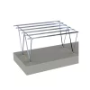 Carport din -aluminiu- pentru 2 mașini (Pachetul nu contine panouri fotovoltaice)