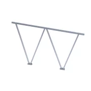 Carport din -aluminiu- pentru 4 mașini (Pachetul nu contine panouri fotovoltaice)