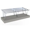 Carport din -aluminiu- pentru 4 mașini (Pachetul nu contine panouri fotovoltaice)