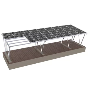 Carport din -aluminiu- pentru 6 mașini (Pachetul nu contine panouri fotovoltaice)